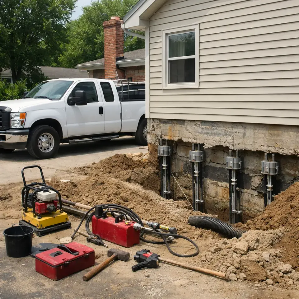 Crawl Space Encapsulation & Hydrostatic Moisture Control — Brentwood