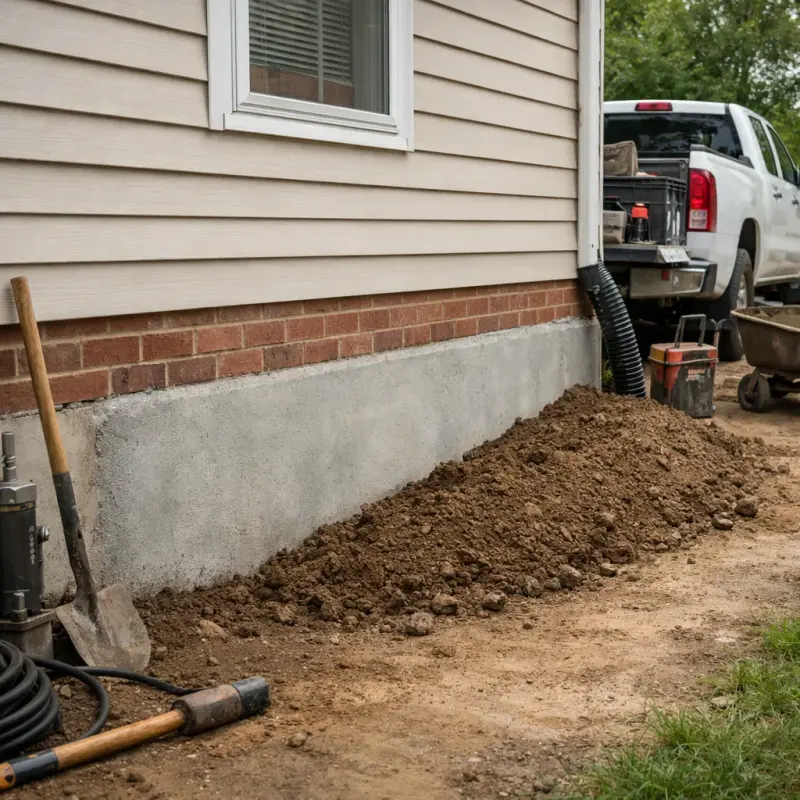 Stem Wall Repair Brentwood